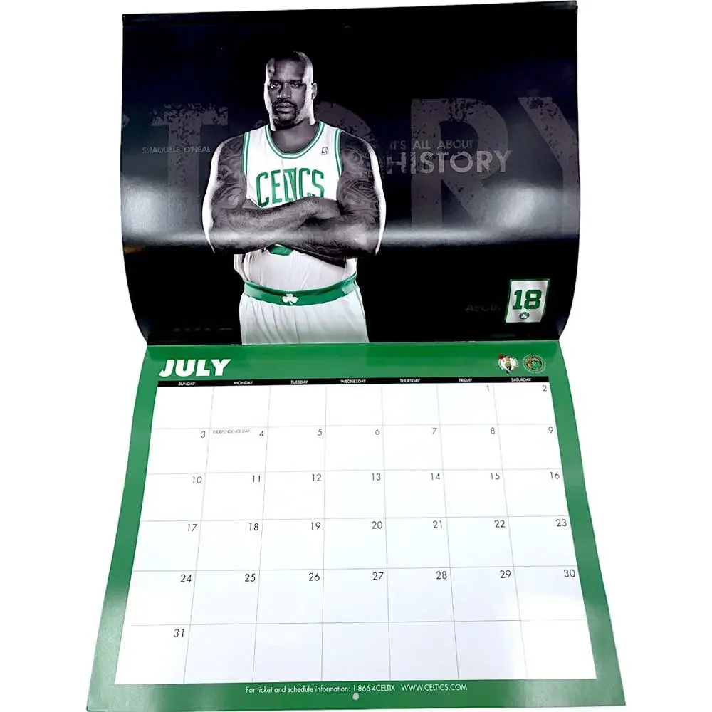 Boston Celtics 2011 Team Calendar *NEW*